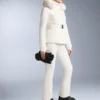 Pantaloni de schi evazați, elastici și rezistenți la apă Pantaloni de schi evazați, elastici și rezistenți la apă