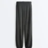 Pantaloni de trening din amestec de bumbac