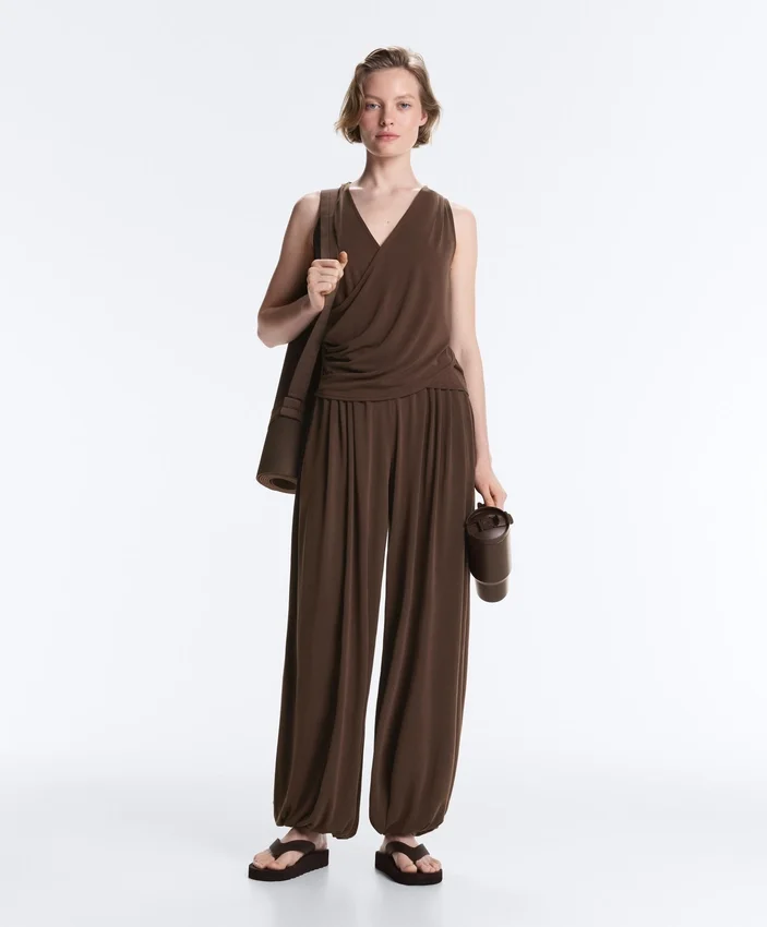 Pantaloni de trening din amestec de modal, cu textură Soft Touch Pantaloni de trening din amestec de modal, cu textură Soft Touch