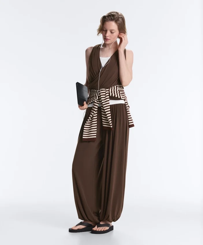 Pantaloni de trening din amestec de modal, cu textură Soft Touch Pantaloni de trening din amestec de modal, cu textură Soft Touch