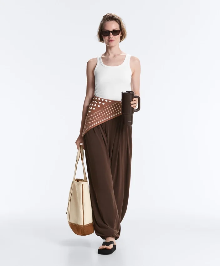 Pantaloni de trening din amestec de modal, cu textură Soft Touch Pantaloni de trening din amestec de modal, cu textură Soft Touch