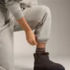 Pantaloni de trening din bumbac cu croială lejeră Pantaloni de trening din bumbac cu croială lejeră