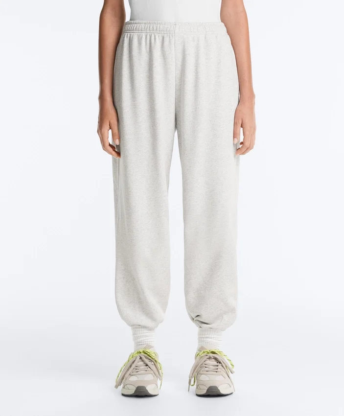 Pantaloni de trening din fleece din amestec de bumbac Pantaloni de trening din fleece din amestec de bumbac