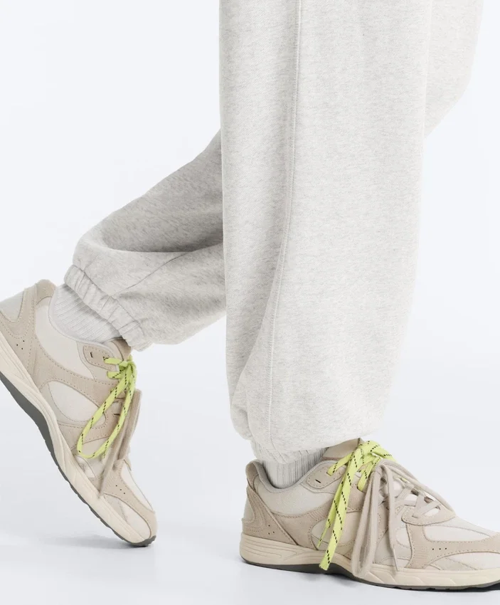 Pantaloni de trening din fleece din amestec de bumbac Pantaloni de trening din fleece din amestec de bumbac