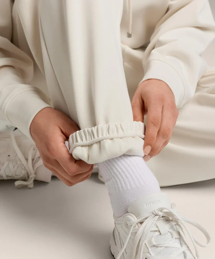 Pantaloni de trening din modal periat Pantaloni de trening din modal periat