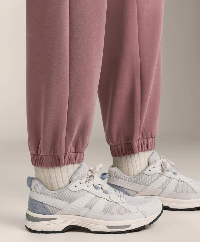 Pantaloni de trening din modal periat Pantaloni de trening din modal periat