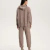 Pulover lung din tricot cu glugă Pulover lung din tricot cu glugă