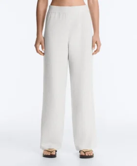 Pantaloni drepți din tricot