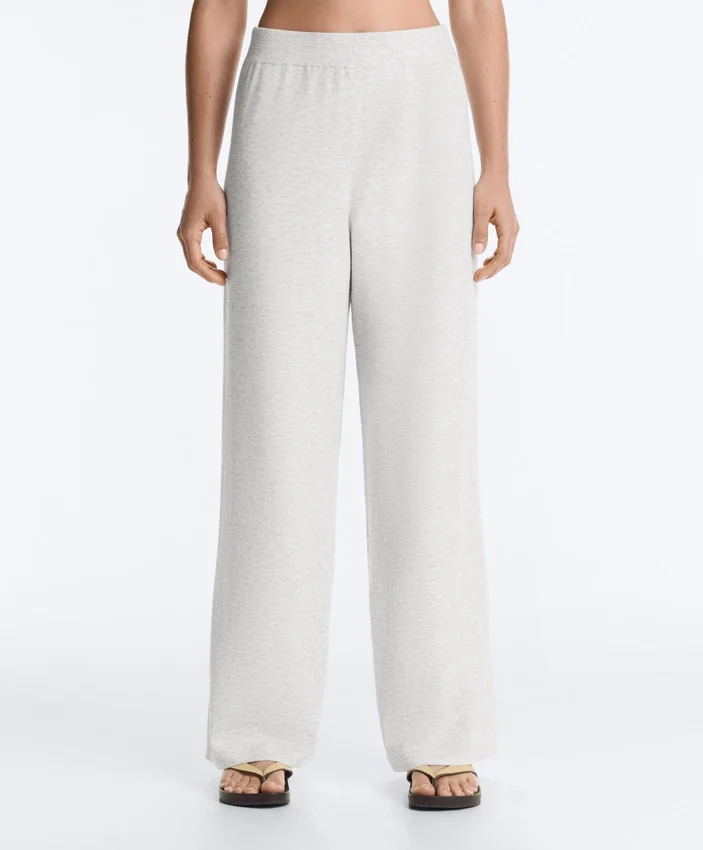 Pantaloni drepți din tricot Pantaloni drepți din tricot