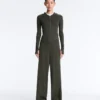 Geci din tricot cu croială slim și glugă Geci din tricot cu croială slim și glugă