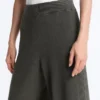 Pantaloni drepți din tricot cu nervuri Pantaloni drepți din tricot cu nervuri