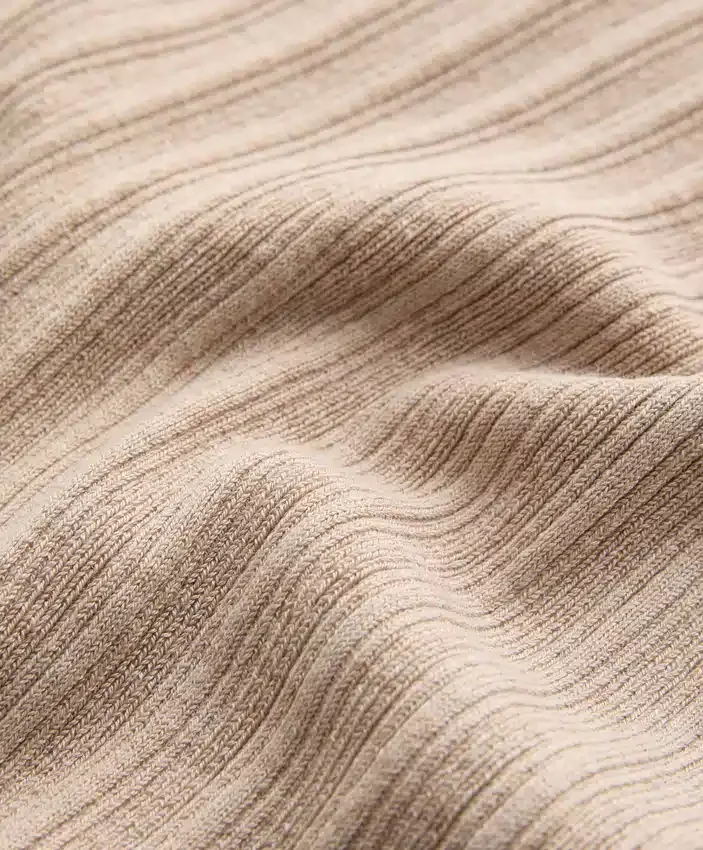 Pantaloni drepți din tricot cu nervuri Pantaloni drepți din tricot cu nervuri