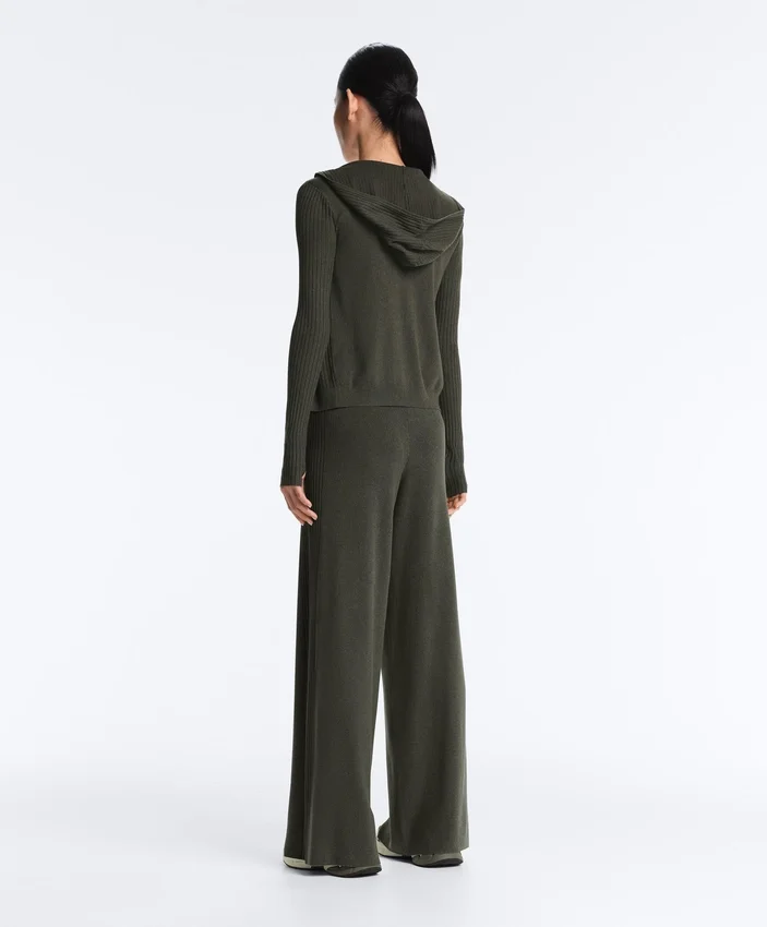 Geci din tricot cu croială slim și glugă Geci din tricot cu croială slim și glugă