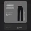 Pantaloni drepți pentru gravide Comfortlux Pantaloni drepți pentru gravide Comfortlux