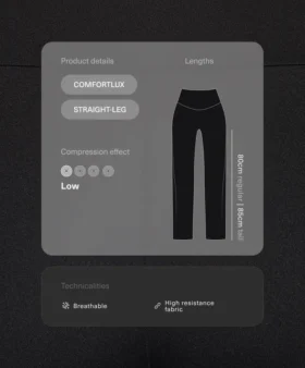 Pantaloni drepți pentru gravide Comfortlux