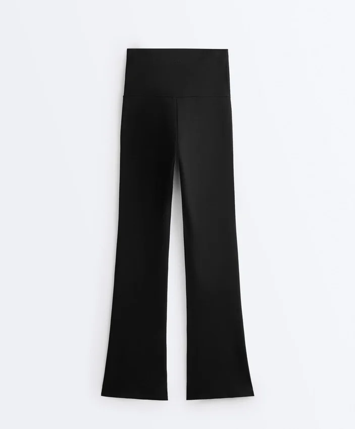 Pantaloni evazați Comfortlux con talia alta Pantaloni evazați Comfortlux con talia alta