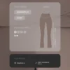 Pantaloni evazați Comfortlux con talia alta Pantaloni evazați Comfortlux con talia alta