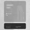 Pantaloni evazați Comfortlux con talia alta Pantaloni evazați Comfortlux con talia alta