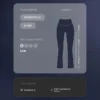 Pantaloni evazați Comfortlux con talia alta Pantaloni evazați Comfortlux con talia alta