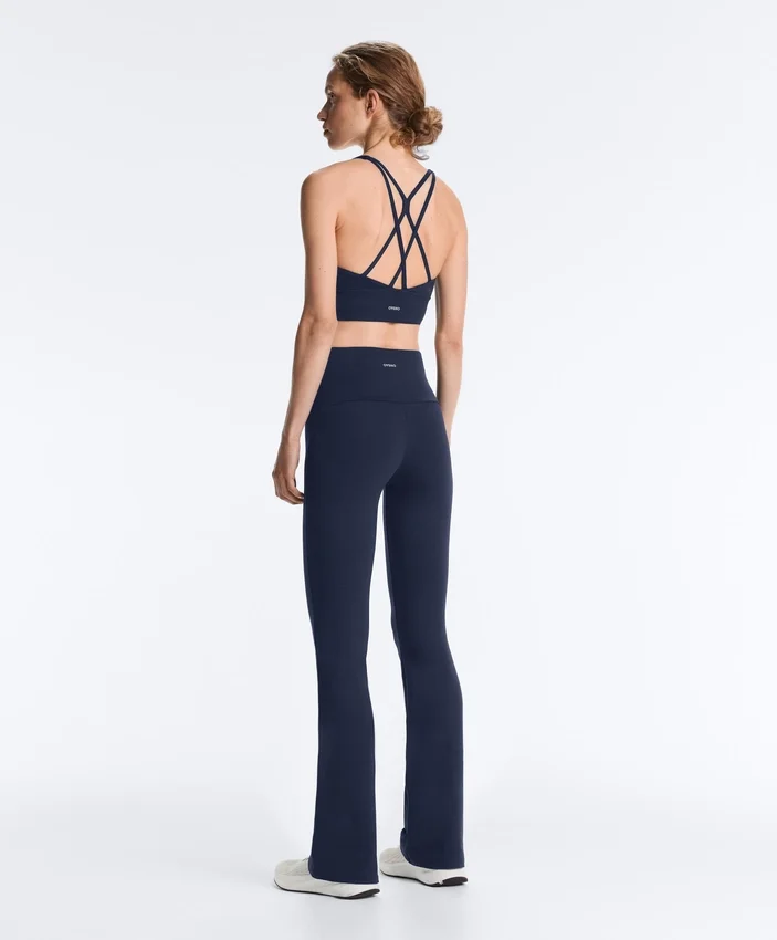 Pantaloni evazați Comfortlux con talia alta Pantaloni evazați Comfortlux con talia alta