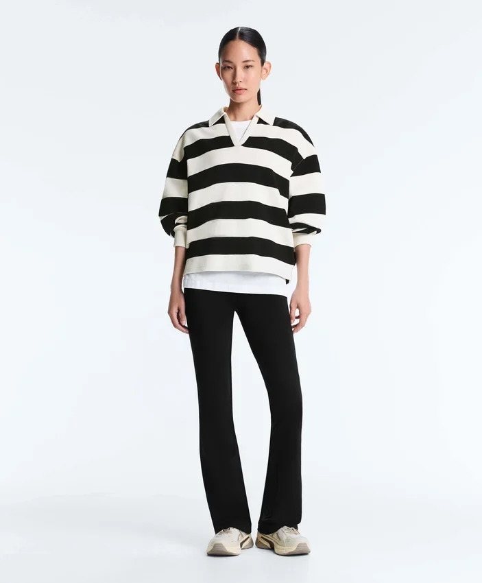 Pantaloni evazați Comfortlux con talia alta Pantaloni evazați Comfortlux con talia alta