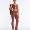 Pantaloni evazați Comfortlux con talia alta Pantaloni evazați Comfortlux con talia alta