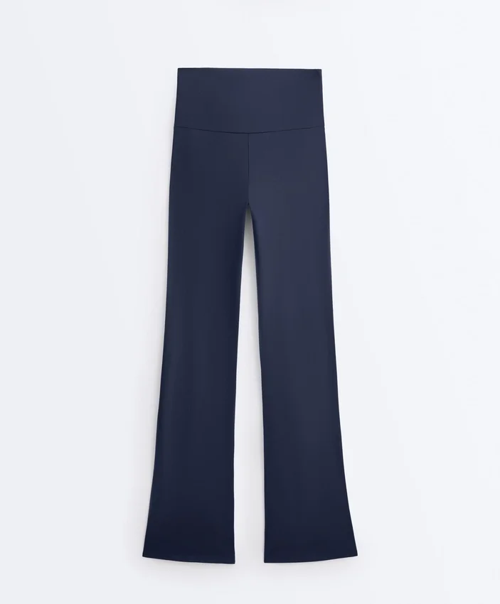 Pantaloni evazați Comfortlux con talia alta Pantaloni evazați Comfortlux con talia alta