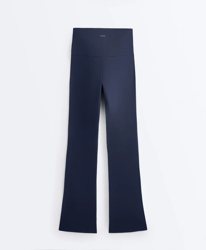 Pantaloni evazați Comfortlux con talia alta Pantaloni evazați Comfortlux con talia alta