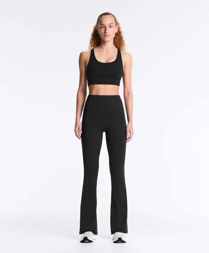 Pantaloni evazați Comfortlux cu talie foarte înaltă Pantaloni evazați Comfortlux cu talie foarte înaltă
