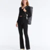 Pantaloni evazați Comfortlux cu talie foarte înaltă Pantaloni evazați Comfortlux cu talie foarte înaltă