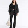 Pantaloni evazați Comfortlux cu talie foarte înaltă Pantaloni evazați Comfortlux cu talie foarte înaltă