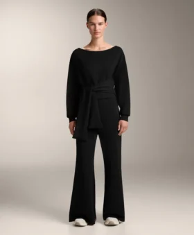 Pantaloni evazați din modal Soft Touch la atingere
