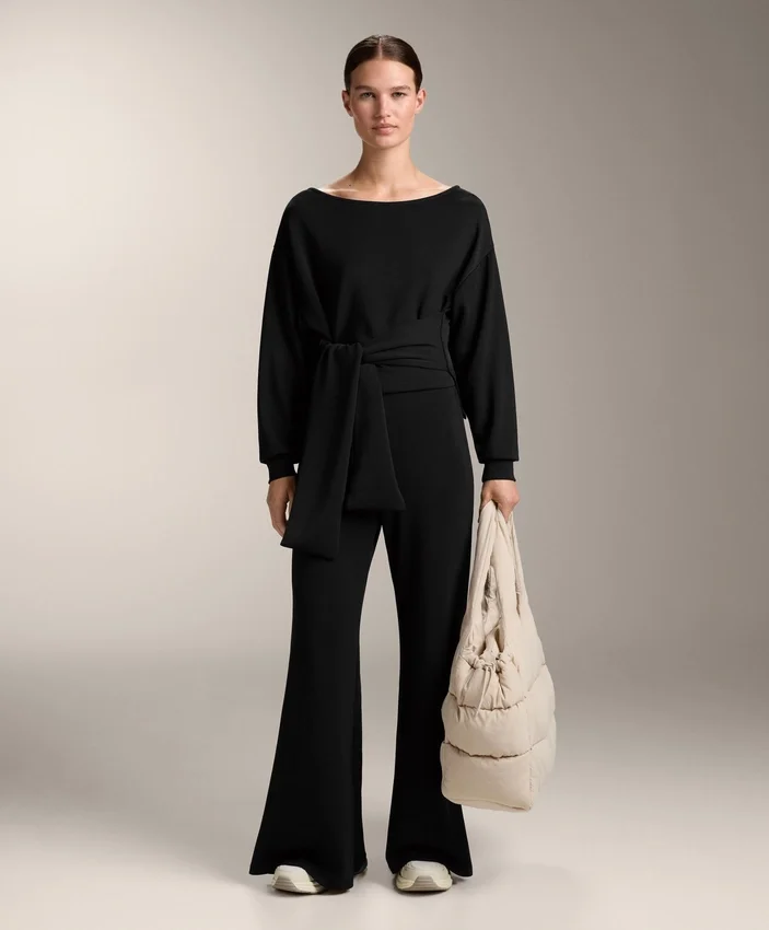 Pantaloni evazați din modal Soft Touch la atingere Pantaloni evazați din modal Soft Touch la atingere