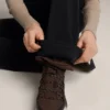 Pantaloni evazați, foarte călduroși, fără cusături, cu talie foarte înaltă