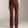 Pantaloni fără cusături, cu talie înaltă și croi evazat, extrem de călduroși Pantaloni fără cusături, cu talie înaltă și croi evazat, extrem de călduroși
