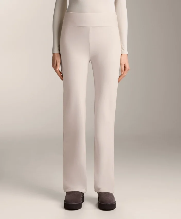 Pantaloni fără cusături, cu talie înaltă și croi evazat, extrem de călduroși Pantaloni fără cusături, cu talie înaltă și croi evazat, extrem de călduroși