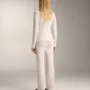 Pantaloni fără cusături, cu talie înaltă și croi evazat, extrem de călduroși Pantaloni fără cusături, cu talie înaltă și croi evazat, extrem de călduroși