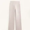Pantaloni fără cusături, cu talie înaltă și croi evazat, extrem de călduroși Pantaloni fără cusături, cu talie înaltă și croi evazat, extrem de călduroși
