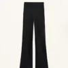 Pantaloni fără cusături, cu talie înaltă și croi evazat, extrem de călduroși Pantaloni fără cusături, cu talie înaltă și croi evazat, extrem de călduroși
