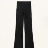 Pantaloni fără cusături, cu talie înaltă și croi evazat, extrem de călduroși Pantaloni fără cusături, cu talie înaltă și croi evazat, extrem de călduroși