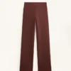 Pantaloni fără cusături, cu talie înaltă și croi evazat, extrem de călduroși Pantaloni fără cusături, cu talie înaltă și croi evazat, extrem de călduroși