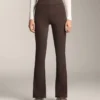Pantaloni largi, cu talie înaltă, călduroși, cu buzunare Pantaloni largi, cu talie înaltă, călduroși, cu buzunare