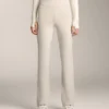 Pantaloni largi, cu talie înaltă, călduroși, cu buzunare Pantaloni largi, cu talie înaltă, călduroși, cu buzunare