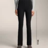 Pantaloni largi, cu talie înaltă, călduroși, cu buzunare Pantaloni largi, cu talie înaltă, călduroși, cu buzunare