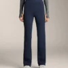 Pantaloni largi, cu talie înaltă, călduroși, cu buzunare Pantaloni largi, cu talie înaltă, călduroși, cu buzunare