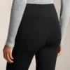 Pantaloni largi, cu talie înaltă, călduroși, cu buzunare Pantaloni largi, cu talie înaltă, călduroși, cu buzunare