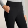 Pantaloni largi, cu talie înaltă, călduroși, cu buzunare Pantaloni largi, cu talie înaltă, călduroși, cu buzunare