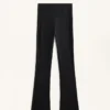 Pantaloni largi, cu talie înaltă, călduroși, cu buzunare Pantaloni largi, cu talie înaltă, călduroși, cu buzunare