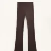 Pantaloni largi, cu talie înaltă, călduroși, cu buzunare Pantaloni largi, cu talie înaltă, călduroși, cu buzunare