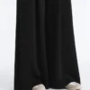 Pantaloni lungi cu croi larg, din modal Soft Touch și cu pliuri Pantaloni lungi cu croi larg, din modal Soft Touch și cu pliuri